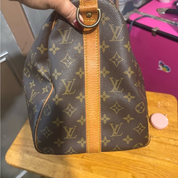 Louis Vuitton Brown and Tan Duffel Bag - Picture 4 of 14